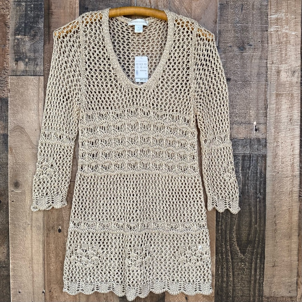 Christopher & Banks Crochet Tunic Top